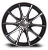081455 RTX-Series Snare Wheel [Size: 14" x 6"] Black Machined Finish - image 2