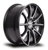 081455 RTX-Series Snare Wheel [Size: 14" x 6"] Black Machined Finish - image 3