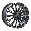081672 RTX-Series Poison Wheel [Size: 17" x 7.50"] Black Machined Finish
