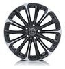 081672 RTX-Series Poison Wheel [Size: 17" x 7.50"] Black Machined Finish - image 2