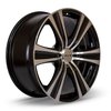 081830 RTX-Series Aspen Wheel [Size: 18" x 8"] Black Machined Finish - image 2