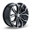 081924 RTX-Series Black Widow Wheel [Size: 17" x 7.50"] Black Machined Finish - image 3