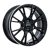 082078 RTX-Series Vapor Wheel [Size: 17" x 7.50"] Black Machined Finish - image 1