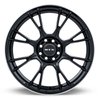 082078 RTX-Series Vapor Wheel [Size: 17" x 7.50"] Black Machined Finish - image 2