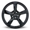 082155 OE-Series RS II Wheel [Size: 17" x 7.50"] Gloss Black Finish - image 2