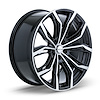 082425 RTX-Series Black Widow Wheel [Size: 18" x 8"] Black Machined Finish