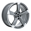 082479 OE-Series RS II Wheel [Size: 17" x 7.50"] Satin Gunmetal Machined Finish - image 1