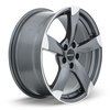082479 OE-Series RS II Wheel [Size: 17" x 7.50"] Satin Gunmetal Machined Finish - image 3