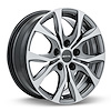 082579 OE-Series Windsor Wheel [Size: 17" x 7"] Gunmetal Machined Finish - image 1
