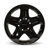 082740 RTX-Series Courier Wheel [Size: 16" x 7"] Gloss Black Finish - image 2