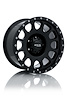082805 Off-Road Series Baja Wheel [Size: 18" x 9"] Satin Black w/ Milled Rivets Finish