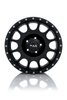 082805 Off-Road Series Baja Wheel [Size: 18" x 9"] Satin Black w/ Milled Rivets Finish - image 2
