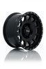 082805 Off-Road Series Baja Wheel [Size: 18" x 9"] Satin Black w/ Milled Rivets Finish - image 3
