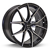 082819 RTX-Series Slick Wheel [Size: 19" x 8.50"] Black Machined Finish - image 1