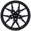 082844 RTX-Series Slick Wheel [Size: 20" x 9"] Gloss Black Finish - image 2