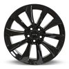082872 OE-Series Noda Wheel [Size: 17" x 7.50"] Gloss Black Finish - image 2