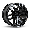 082875 OE-Series Oak Wheel [Size: 18" x 9"] Gloss Black Finish - image 1
