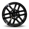 082875 OE-Series Oak Wheel [Size: 18" x 9"] Gloss Black Finish - image 2