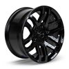082875 OE-Series Oak Wheel [Size: 18" x 9"] Gloss Black Finish - image 3