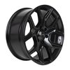 082886 OE-Series Dallas Wheel [Size: 18" x 8"] Satin Black Finish - image 3