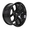 082887 OE-Series Dallas Wheel [Size: 20" x 9"] Satin Black Finish - image 3