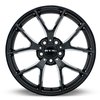 082898 OE-Series Arrow Wheel [Size: 18" x 8"] Satin Black Finish - image 2