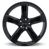 082911 OE-Series Lund Wheel [Size: 19" x 8"] Satin Black Finish - image 2