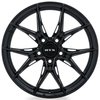 082919 RTX-Series Slick Wheel [Size: 16" x 7"] Gloss Black Finish - image 2