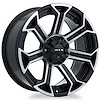 082920 Off-Road Series Peak Wheel [Size: 18" x 9"] Gloss Black Machined Finish