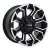 082950 Off-Road Series Peak Wheel [Size: 18" x 9"] Gloss Black Machined Finish