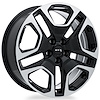 082975 OE-Series Osaka Wheel [Size: 19" x 7.50"] Satin Black Machined Finish
