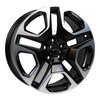 082975 OE-Series Osaka Wheel [Size: 19" x 7.50"] Satin Black Machined Finish - image 3