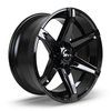 082976 Off-Road Series Beast Wheel [Size: 20" x 9.50"] Gloss Black Finish - image 3