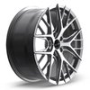 083018 RTX-Series Valkyrie Wheel [Size: 17" x 7.50"] Lite Gunmetal Machined Finish - image 3