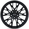 083041 RTX-Series Valkyrie Wheel [Size: 18" x 8"] Gloss Black Finish - image 2