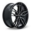 083048 RTX-Series Scepter Wheel [Size: 18" x 8"] Gloss Black Machined Finish - image 3