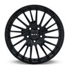 083049 RTX-Series Polar Wheel [Size: 17" x 7.50"] Gloss Black Finish - image 2