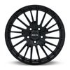083050 RTX-Series Polar Wheel [Size: 18" x 8"] Gloss Black Finish - image 2