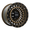 083097 Off-Road Series Moab Wheel [Size: 17" x 9"] Bronze with Satin Black Lip Finish - image 1