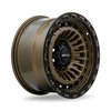 083098 Off-Road Series Moab Wheel [Size: 17" x 9"] Bronze with Satin Black Lip Finish - image 3