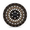 083100 Off-Road Series Moab Wheel [Size: 18" x 9"] Bronze with Satin Black Lip Finish - image 2