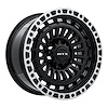 083131 Off-Road Series Moab Wheel [Size: 17" x 9"] Gloss Black Machined Lip Finish