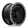 083131 Off-Road Series Moab Wheel [Size: 17" x 9"] Gloss Black Machined Lip Finish - image 3