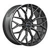 083154 R-Spec Series RS02 Wheel [Size: 18" x 8"] Gloss Black Machined Finish