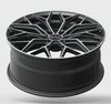 083154 R-Spec Series RS02 Wheel [Size: 18" x 8"] Gloss Black Machined Finish - image 3