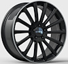 083248 OE-Series MB-02 Wheel [Size: 19" x 8"] Gloss Black w/ Machined Lip Finish