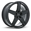 083272 Frost Series Wheel [Size: 17" x 7"] Satin Black - image 1