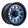 163802 Off-Road Series Titan Wheel [Size: 18" x 9"] Midnight Blue w/ Black Lip Finish - image 1