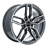 507406 OE-Series Kempten Wheel [Size: 19" x 8"] Satin Black w/ Machined Face Finish - image 1