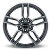 507406 OE-Series Kempten Wheel [Size: 19" x 8"] Satin Black w/ Machined Face Finish - image 2